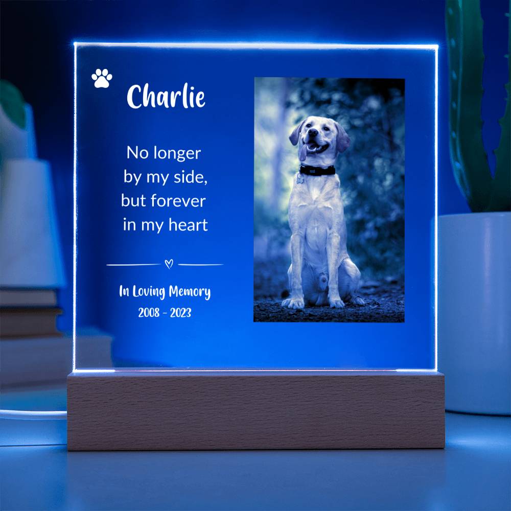 Pet Memorial Gift (White Text) | Pet Loss Gift | Dog Loss Gift | Cat Loss Gift | Pet Bereavement Gift | Pet Sympathy Gift