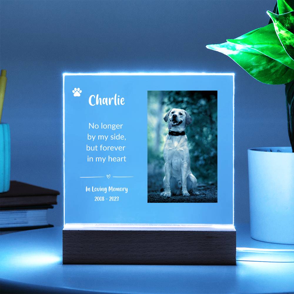 Pet Memorial Gift (White Text) | Pet Loss Gift | Dog Loss Gift | Cat Loss Gift | Pet Bereavement Gift | Pet Sympathy Gift